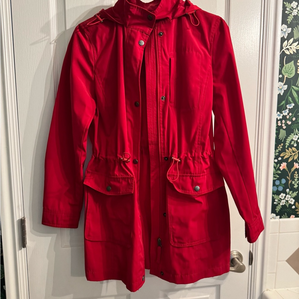 Talbots Waterproof Red Utility Jacket - image 4